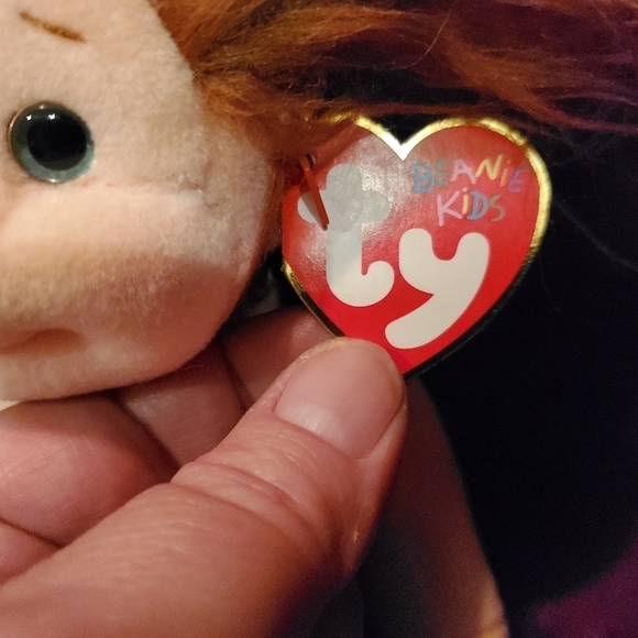 𝅺** Retired** TY Beanie Kid - GINGER (10 inch) - Picture 2 of 5